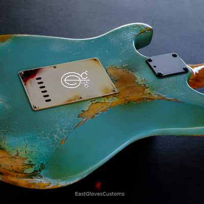Peavey Predator Daphne Blue Made in USA Aged Heavy Relic image 7