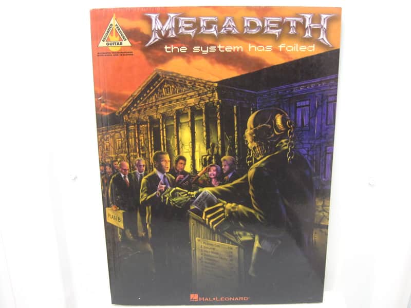 Megadeth The System Has Failed Sheet Music Song Book Songbook Guitar Tab Tablature image 1