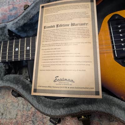 2022 Eastman SB55/V - Antique Sunburst W/Original Case image 13