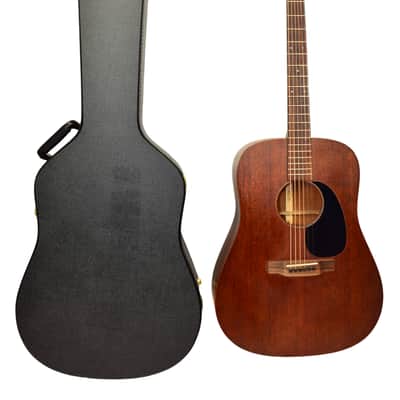 2021 Martin D-15M Mahogany Dreadnought Acoustic Guitar, Natural w/ Case image 1