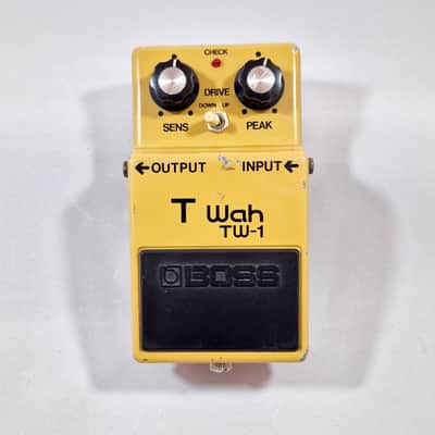 Boss TW-1 T Wah (Black Label) 1980 - Yellow image 1