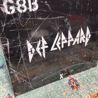 Def Leppard Logo, Tour Used Case Panel Wall Hanging "G8B" (#10) image 4