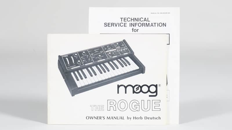 Moog the Rogue owner's manual by Herb Deutsch & technical service information image 1