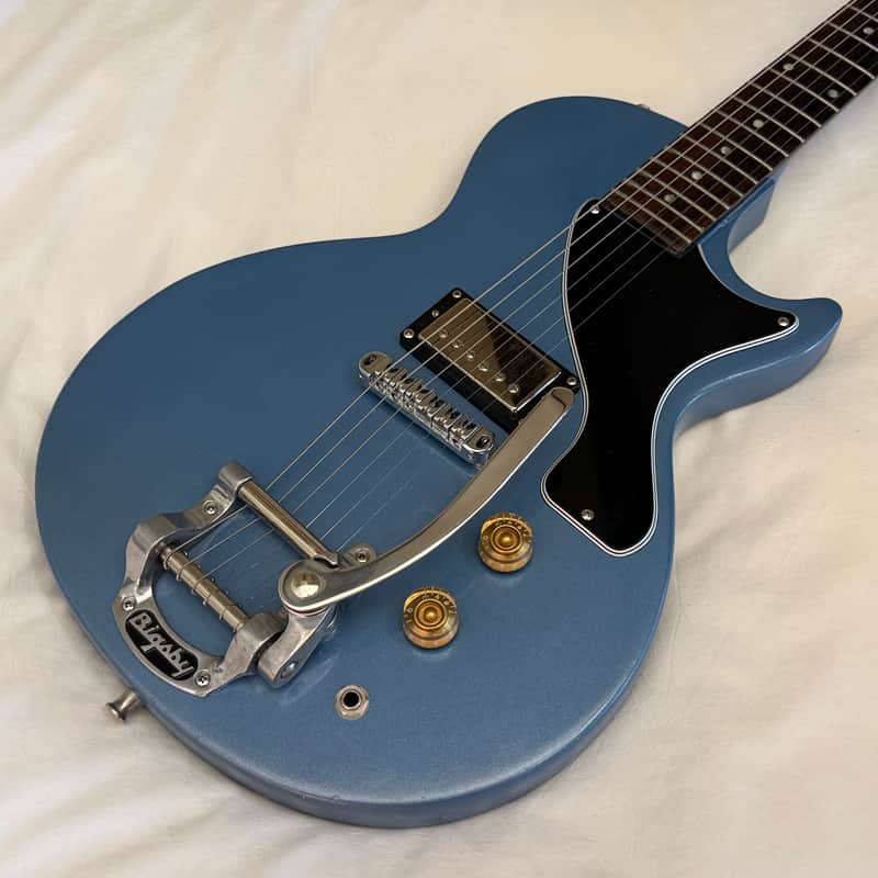 Vintage 2003 Gibson Les Paul Junior Melody Maker - Pelham Blue - Bigsby B5 - Free Pro Setup