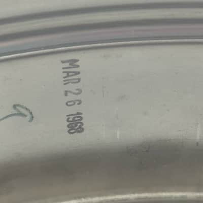 Ludwig Supra 400 Snare 1968 5X 14 Chrome Clean! image 10