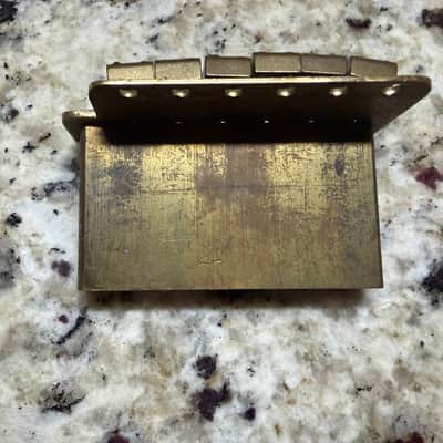 Fender Stratocaster Tremolo Bridge 80s - Brass image 3