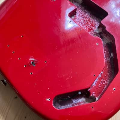 Sunn Mustang Precision Bass Guitar Body Solid India 1980s image 3