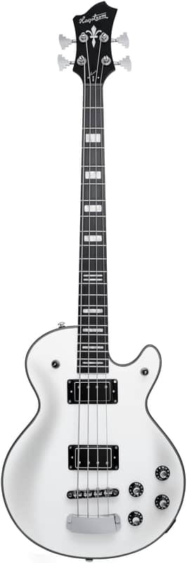 Hagstrom Swede Bass White Gloss w/Case image 1
