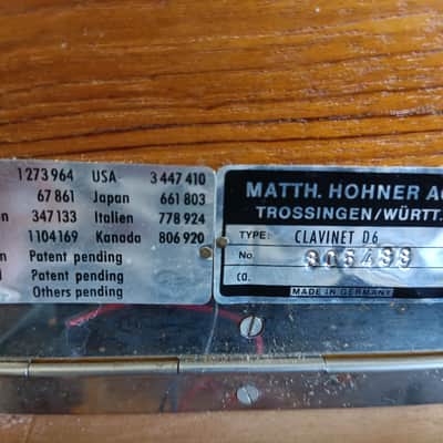 Hohner Clavinet D6 1970s - Natural image 17