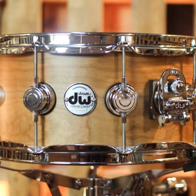 DW 6x14 Collector's Cherry HVLT Natural Satin Oil Snare Drum - SO#1444637 image 2