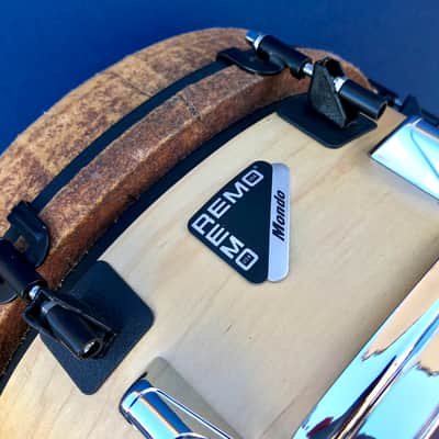Remo Mondo Snare Drum Natural 14" x 7,5" RARE Acousticon image 10