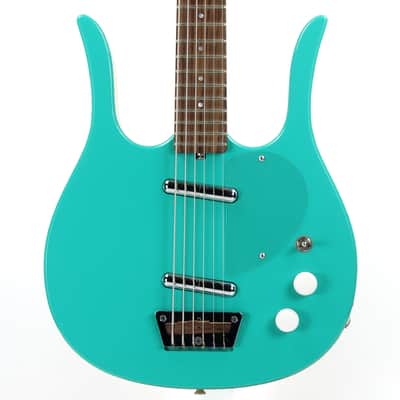 1995 Jerry Jones Neptune Longhorn Baritone Bass VI 6-String Guitar - SEA FOAM GREEN! image 1