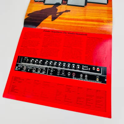 Fender Guitar Amplifiers Full-Line Foldout Catalog 1983 image 6
