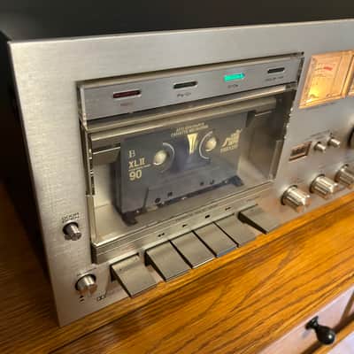 Pioneer CT-F700 mid 80's? - Black matt / polished alumium image 8