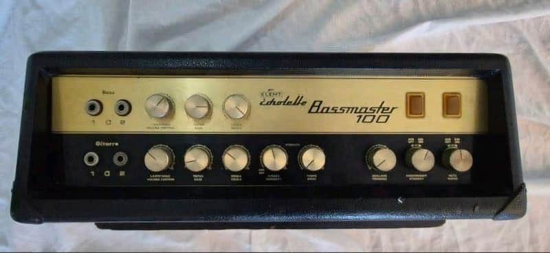 Echolette  Bassmaster 100 Tremolo 1960s - Black Gold Bass + Guitar Tremolo imagen 1