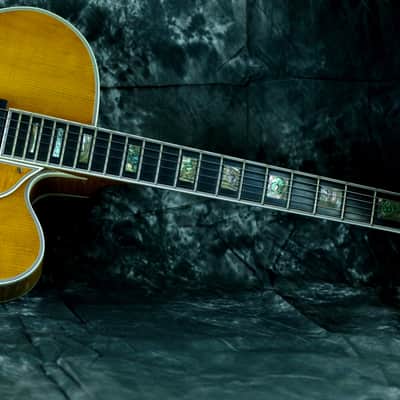 Heritage Johnny Smith Rose w/ Rose Pick Guard 1998 Amber image 3