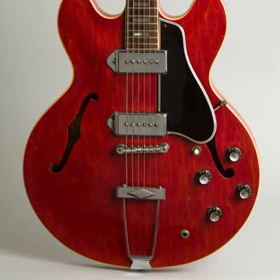 Immagine Gibson  ES-330TDC Thinline Hollow Body Electric Guitar (1966), ser. #847022, molded plastic hard shell case. - 3