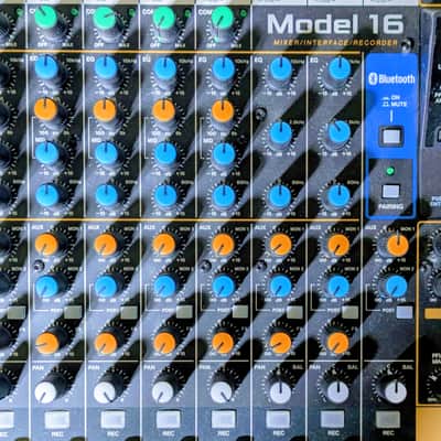 TASCAM Model 16 Multitrack Recorder / Mixer / Audio Interface 2019 - Present Black with Wood Cheeks image 5