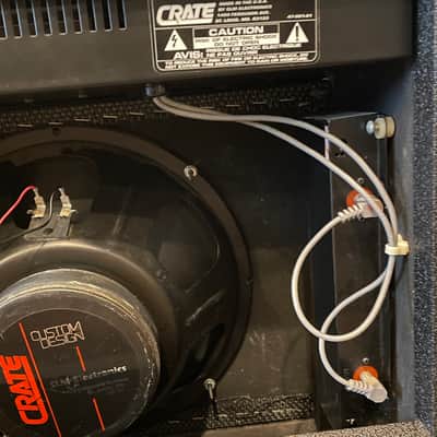 Crate GX-80 | 2-Channel, 80-Watt, 1x12" Solid State Guitar Combo, mid-90s - Black image 14