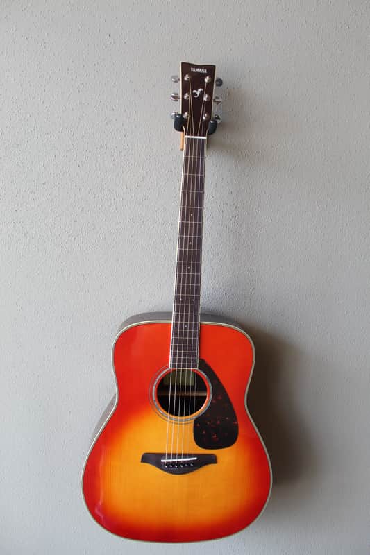 Brand New Yamaha FG830 Dreadnought Acoustic Guitar with Gig Bag - Autumn Burst image 1