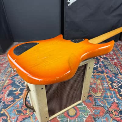 1980's Louis Johnson Trekker Bass USA by Dave Bunker Sunrise Burst image 14