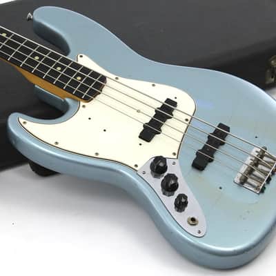 1965 Fender Jazz Bass Ice Blue Metallic (Refin) L-Series Left Handed image 8