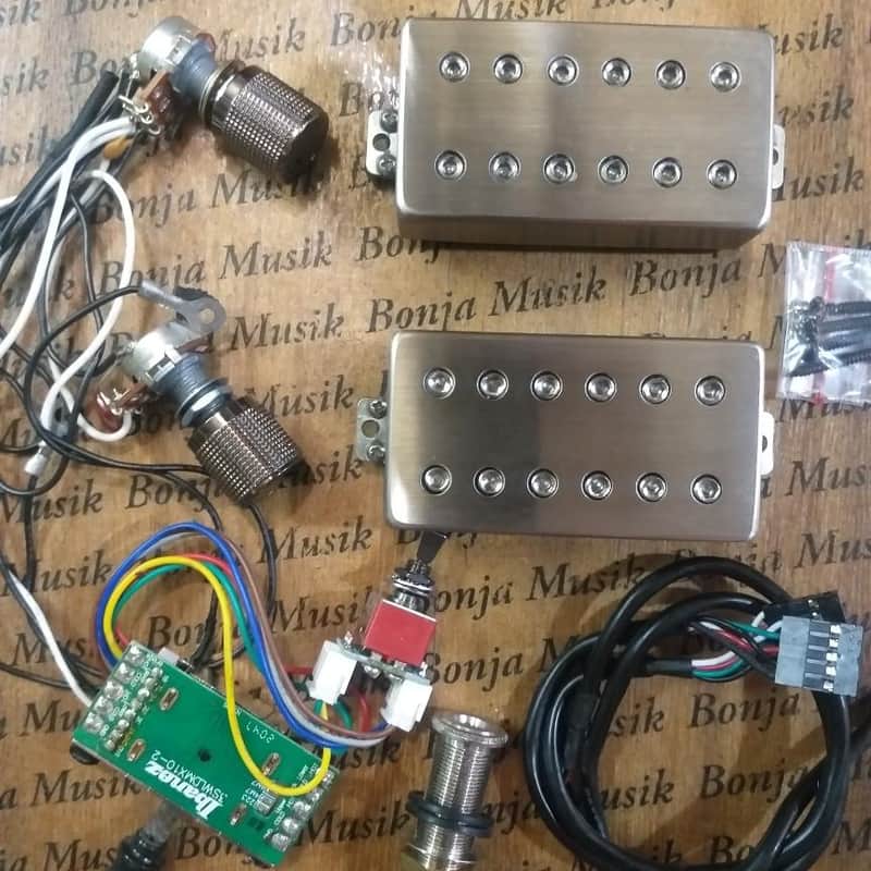 ibanez q58 ピックアップ Ibanez Q58 Pickup Set W/ Ibanez Dyna-Mix10 | Ibanez Q52 Quest | Reverb