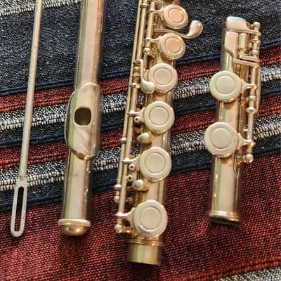 Haynes-Schwelm 304 C Flute Sliver Plated 1920-21 Boston, Mass, USA image 2