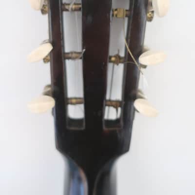 Antique 1890s Unknown Classical Baroque Parlor Guitar Exquisite Inlays Wood Rosewood Mahogany Martin Regal Washburn Possibly Made By Aubry-Maire or Jérôme Thibouville-Lamy (J.T.L.) Mirecourt, France image 19