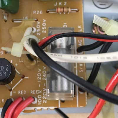 Vintage Fender Musical Instruments Squier PR-357 1990s Black Tolex Made In Korea Project Chassis Amplifier image 18
