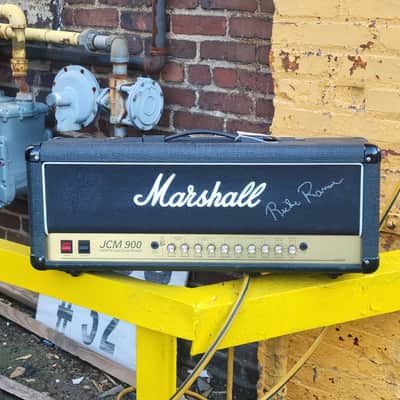 Marshall JCM 900 Signed by - 4100 Dual Reverb 2-Channel 100-Watt Guitar Amp Head 1990 - 1999 - Black