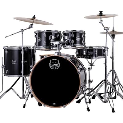 Mapex Venus 5-Piece Rock Drum Set - Black Galaxy Sparkle (VE5295FTCVH) image 2