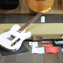Minty! 2023 Fender Artist Series Jimmy Page Mirror Telecaster USA w/ Rosewood FB Electric Guitar White Blonde + OHSC