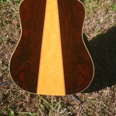 1970s Morris W100D B. Rosewood Jacaranda Body, Tree of Life, Solid Spruce Top, Pick up +Hard Case image 6