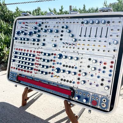 Buchla Tiptop 200t series with BPNYC ZERO Halliburton Eurorack Modular Travel Case 7U #3 image 3