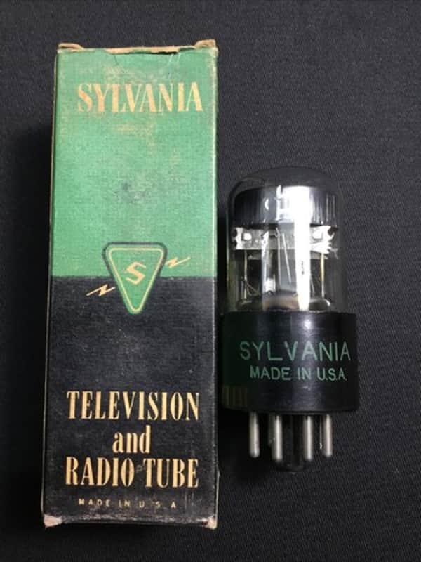 NOS SYLVANIA 6AL7GT Indicator Tuning VACUUM TUBE USA Tested Vintage 2.5791-D image 1
