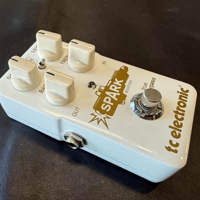 TC Electronic Spark Booster Boost Pedal 2012 - Present - White image 3