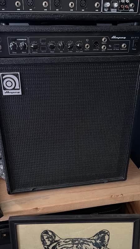 Ampeg BA-210v2 450-Watt 2x10" Bass Combo 2014 - Present - Black image 1