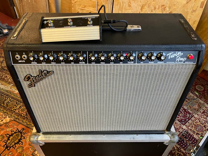 Fender "Twin Amp" 100-Watt 2x12" Guitar Combo (1990s "Evil Twin") with Flightcase image 1