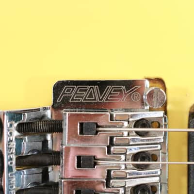 Late 90's Peavey Wolfgang Special Electric Guitar w/ Floyd Rose & D-Tuna in Yellow (Originally Ivory) image 10