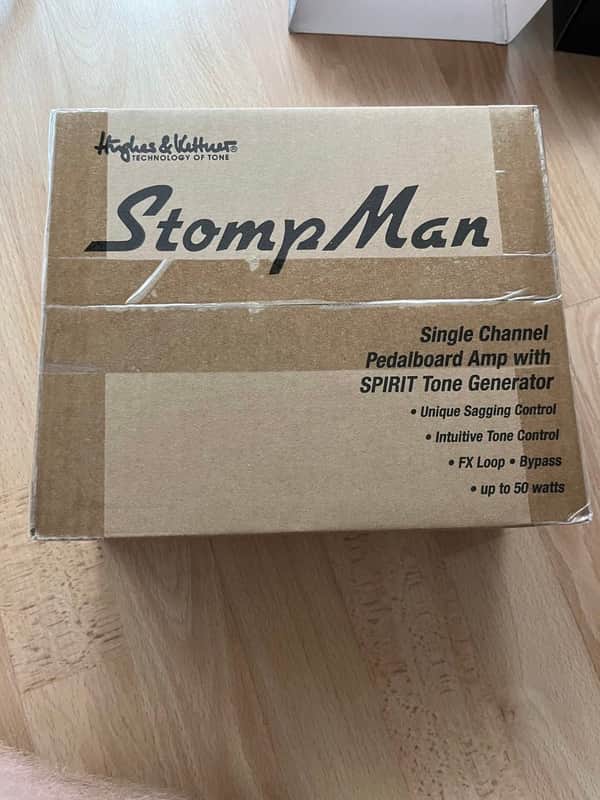 Hughes & Kettner StompMan 50-Watt Pedalboard Guitar Amp 2022 - Present - Black image 1