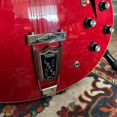 Gibson ES-335 Trini Lopez - Cherry - Diamond Electric Guitar Trini Lopez Reissue 2014 - Cherry image 13