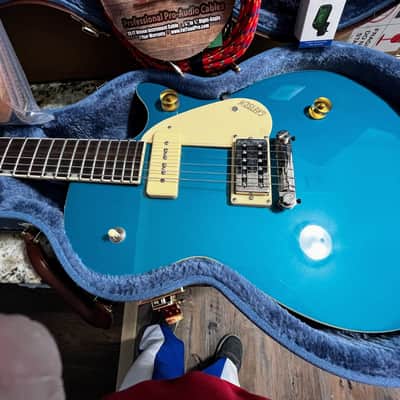 Gretsch G2215-P90 Streamliner Junior Jet Club 2022 - Present - Ocean Turquoise image 12