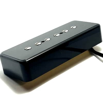Dragonfire Soapbar P90 Bridge Pickup, Passive Soft Wound Vintage A5 Bridge Position Dedicated, Black image 2