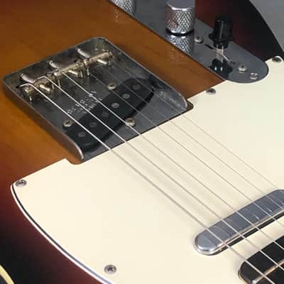 LEFTY! Vintage 1987 Fender ‘62 Reissue Double Bound 3 Tone Sunburst Custom Telecaster ‘60s Tele Rare Solid Alder Body 7.3 lb HSC image 13