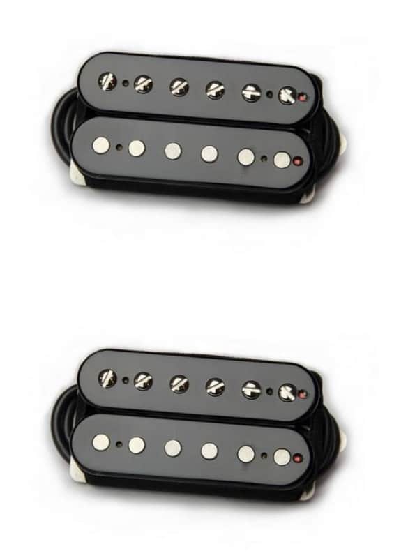 Bare Knuckle Pickups Boot Camp Brute Force Humbucker Set Open Black Wide Spacing image 1