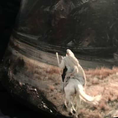 ARTISTIC LORD OF THE RINGS HAND DRUM BY COYOTE ARTS BY TRACY JON POWELL OF UTAH image 15