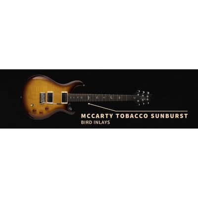 Paul Reed Smith SE DGT David Grissom Signature Electric Guitar - McCarty Tobacco Sunburst w/Bird Inlays image 7
