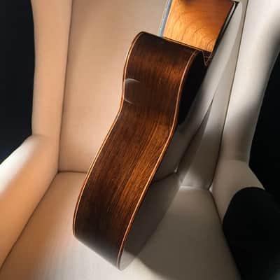 Paul McGill Super Ace Nylon Classical Cutaway Brazilian Rosewood BAM Case image 7