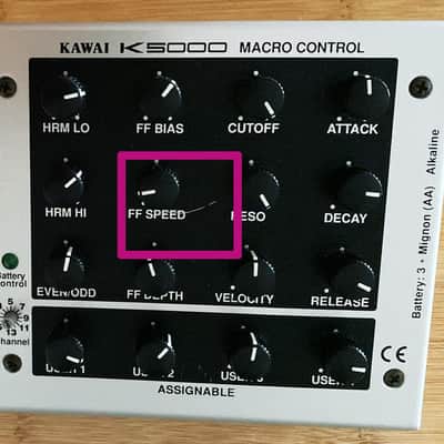 Immagine Kawai K5000 Macro Control Box – Rare MIDI Controller – Excellent Condition - 2